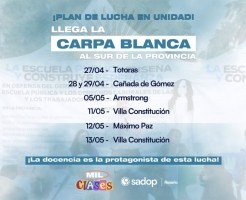 MIL CLASES en la Carpa Blanca